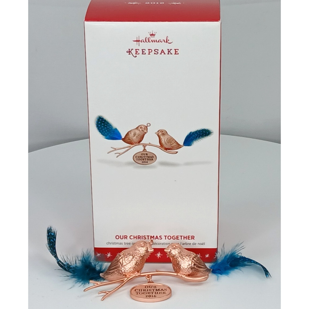 Hallmark Christmas Ornament Love Birds Our Christmas Together 2016 Tom Best
